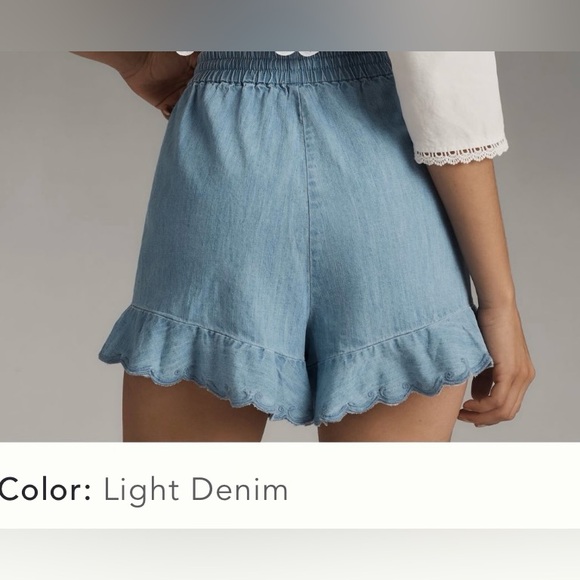 Pilcro Anthropologie Chambray Shorts - Picture 6 of 7